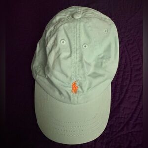 Polo Ralph Lauren Boys Mint Green Iconic Chino Ball Cap